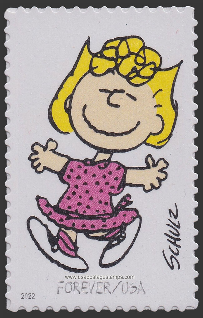 US 2022 Charles Monroe Schulz : Sally Brown 60c. Scott. 5726d