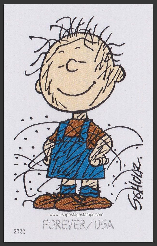 US 2022 Charles Monroe Schulz : Sally Brown ; Imperf. 60c. Scott. 5726p
