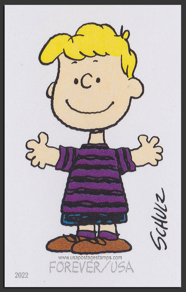 US 2022 Charles Monroe Schulz : Schroeder ; Imperf. 60c. Scott. 5726s