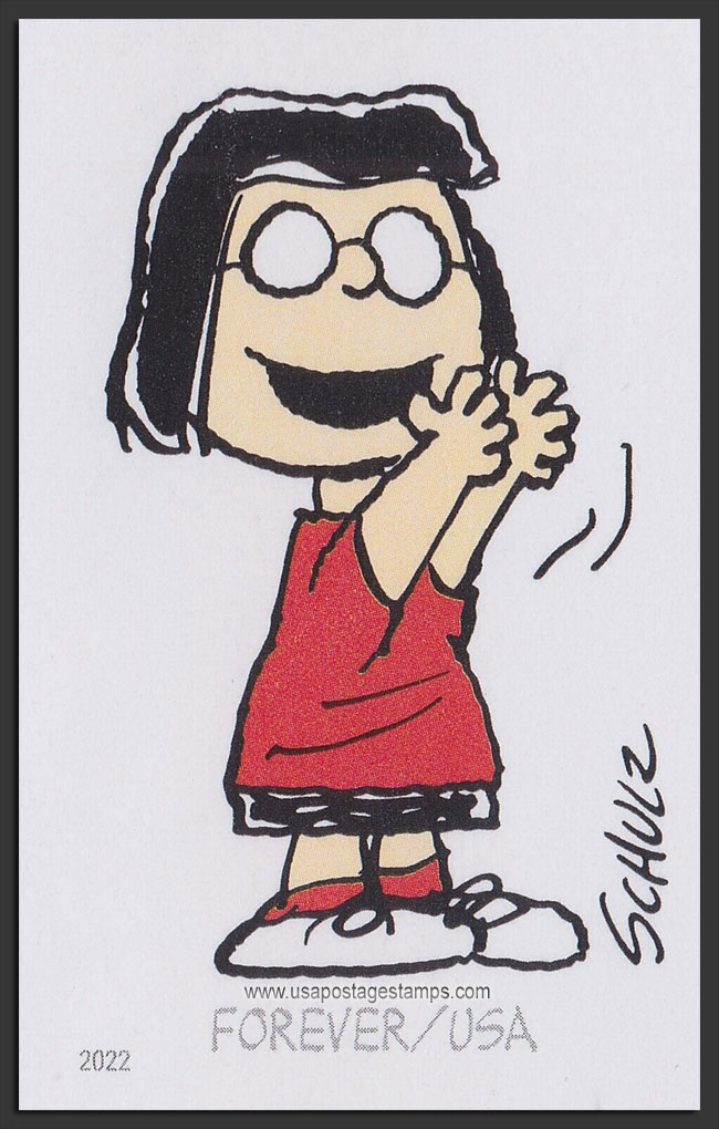 US 2022 Charles Monroe Schulz : Marcie ; Imperf. 60c. Scott. 5726u