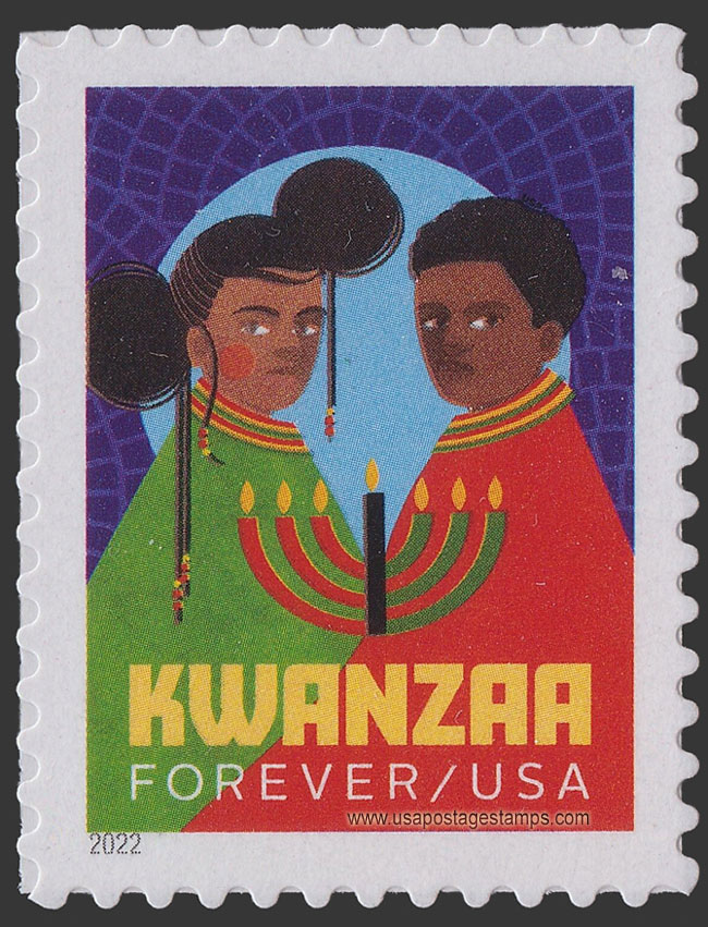 US 2022 Festival : Kwanzaa 60c. Scott. 5737