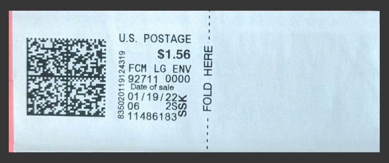 US 2022 Self Serve Kiosk (SSK) Label